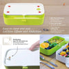 eSeasons Bento Lunchbox: Easy to Close and Seal. Open the plug for microwave use